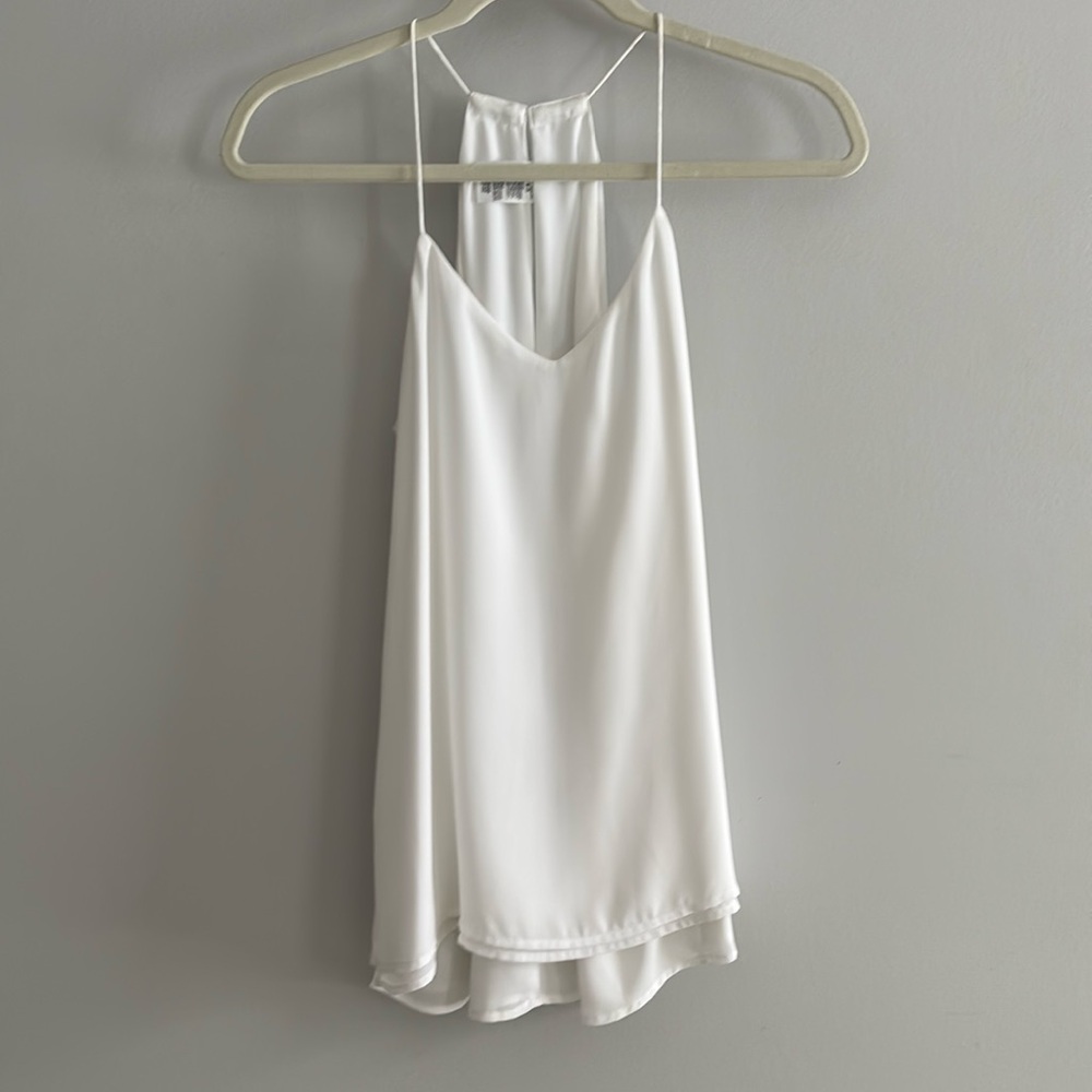 Express Barcelona cami. White, lined. Size S